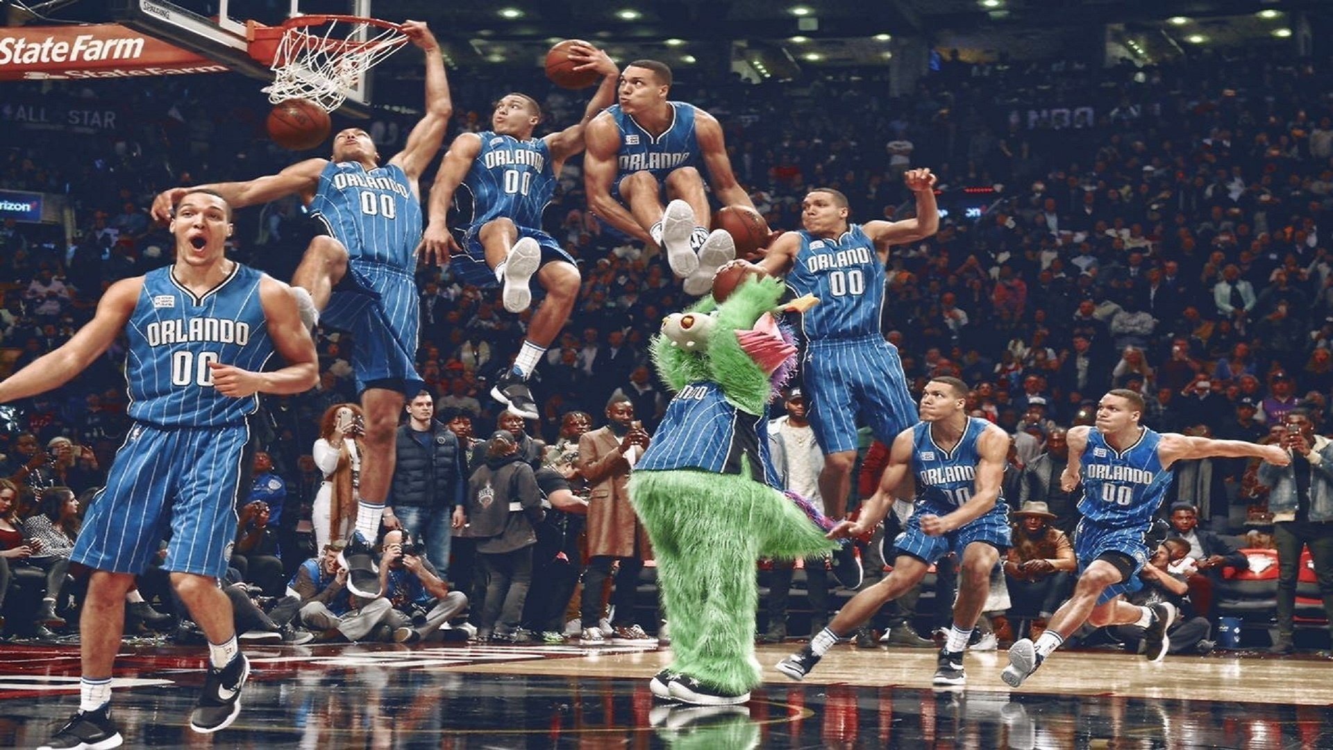 全场爆炸：最火爆的单场得分纪录，全场爆满